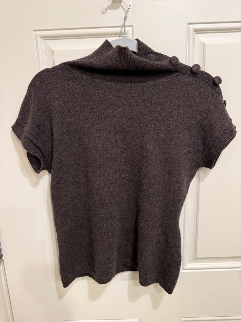 Vintage Willi Smith Wool Funnel Neck Knit Top